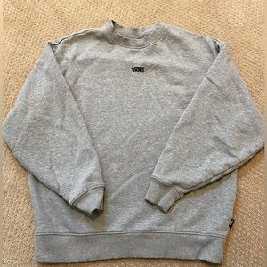 Van’s Unisex Crewneck Sweatshirt - Gray - XXS